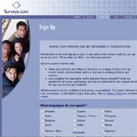 GfK Surveys.com UK Website
