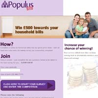Populus Live Surveys UK Website