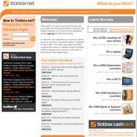 Tickbox Surveys Website